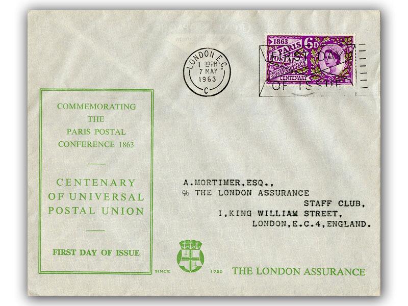 1963 Paris, London Assurance cover