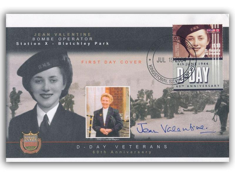 D Day Anniversary, signed by Jean Valentine