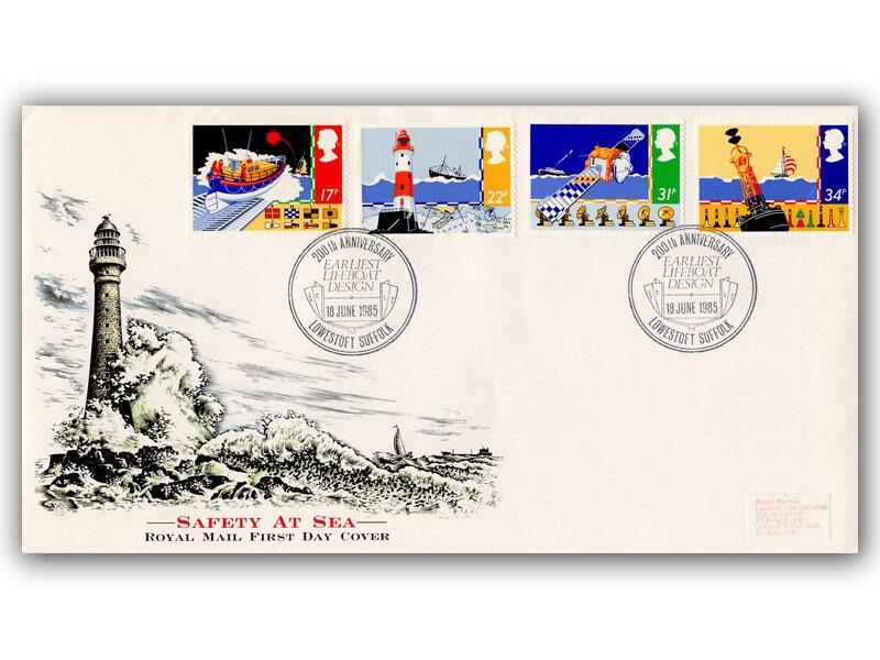 1985 Safety at Sea First Day Cover