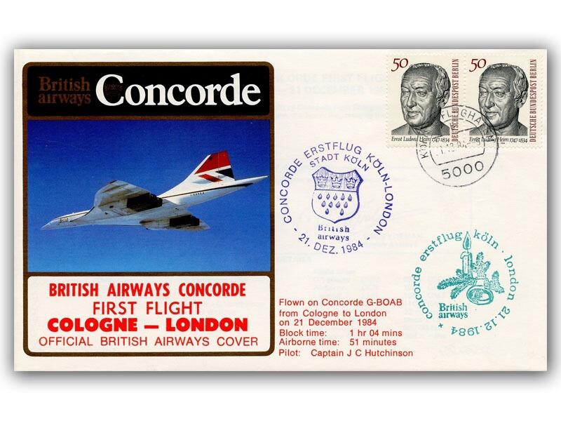 1984 Cologne - London, Concorde
