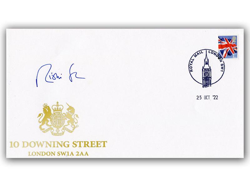 10 Downing Street collectable signed Rishi Sunak