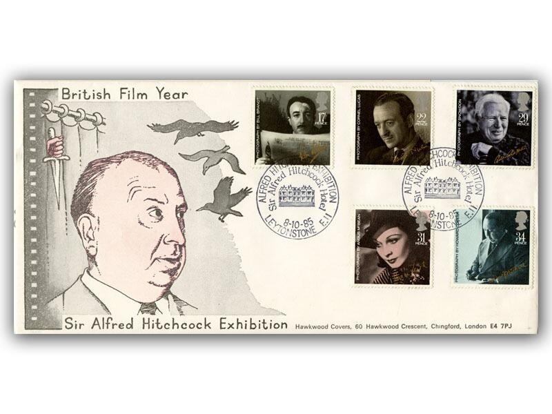 1985 Films, Sir Alfred Hitchcock Exhibition, Leytonstone Official cover