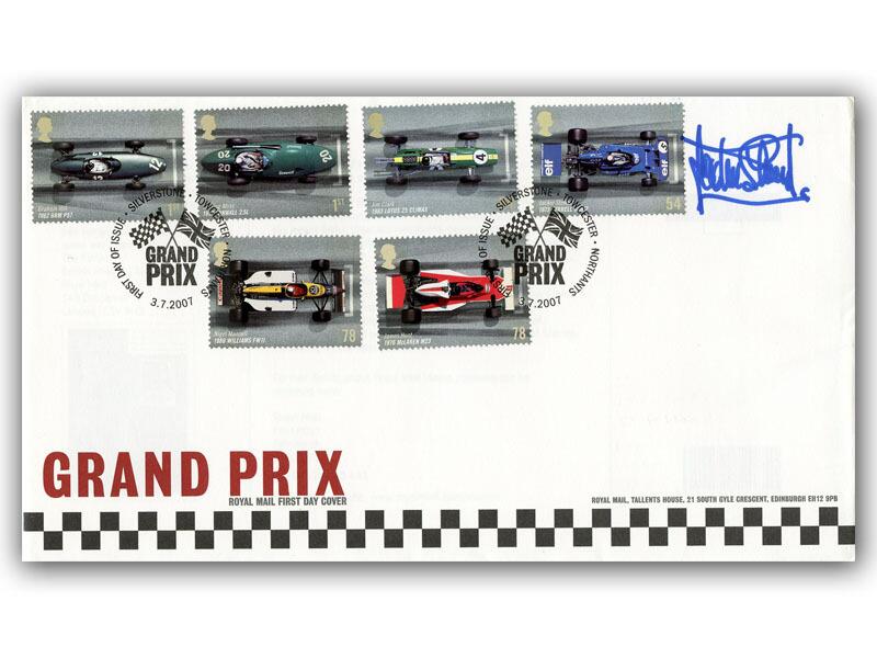 Jackie Stewart signed 2007 Grand Prix cover
