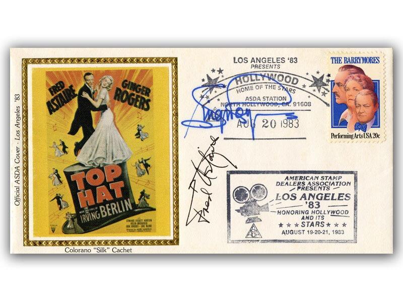 1983 American cover signed by Fred Astaire and Ginger Rogers