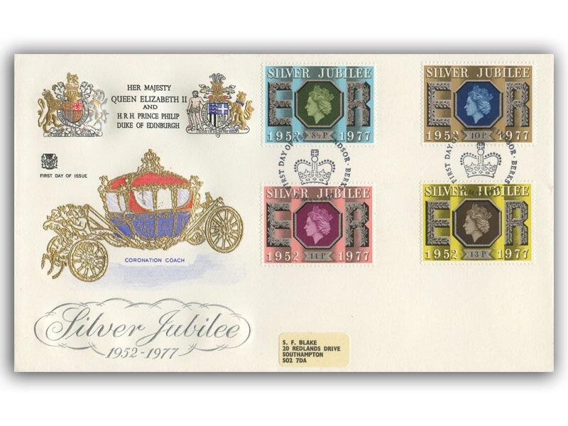 1977 Silver Jubilee, Windsor special FDI postmark