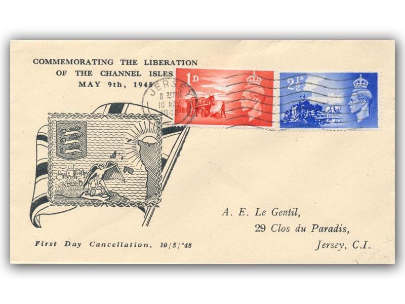 1948 Liberation, Jersey slogan, Gentil cover