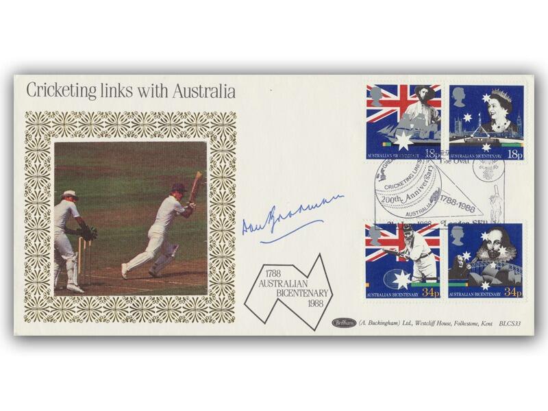 Don Bradman signed 1988 Australian Bicentenary cover