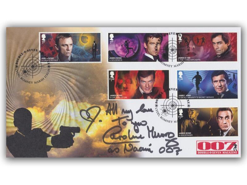 James Bond, signed Caroline Munro 'The Spy Who Loved Me'