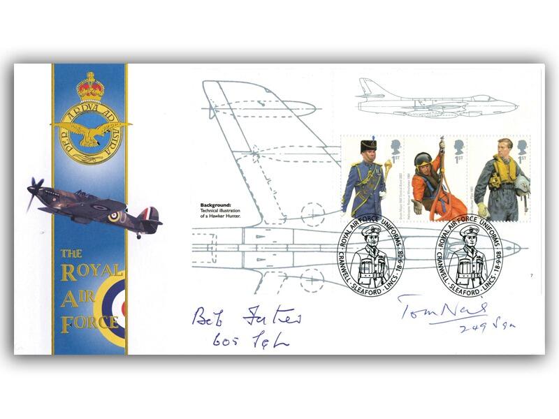 RAF Uniforms PSB Set, signed Battle of Britain