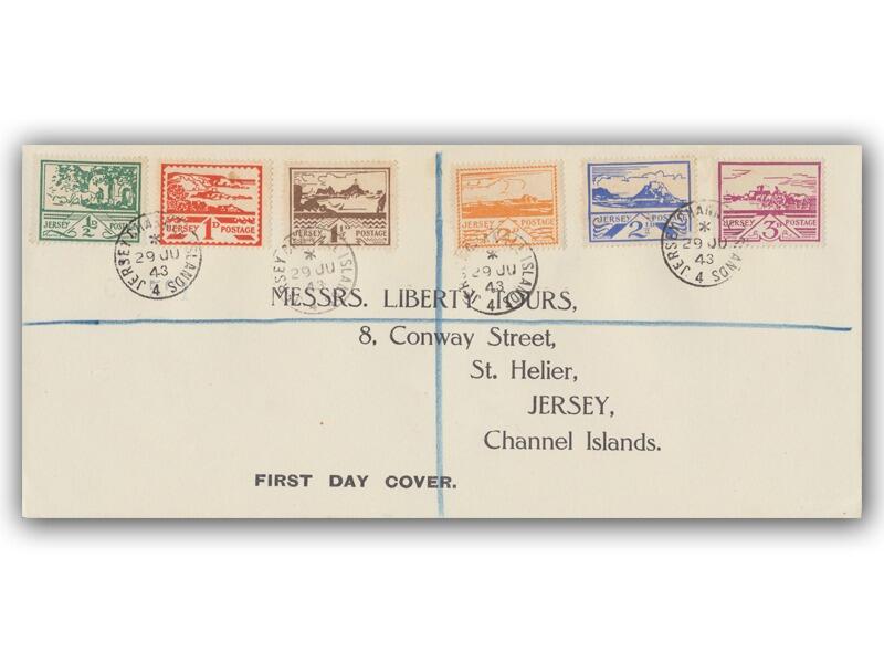 1943 Jersey Views Full Set, 29th June CDS