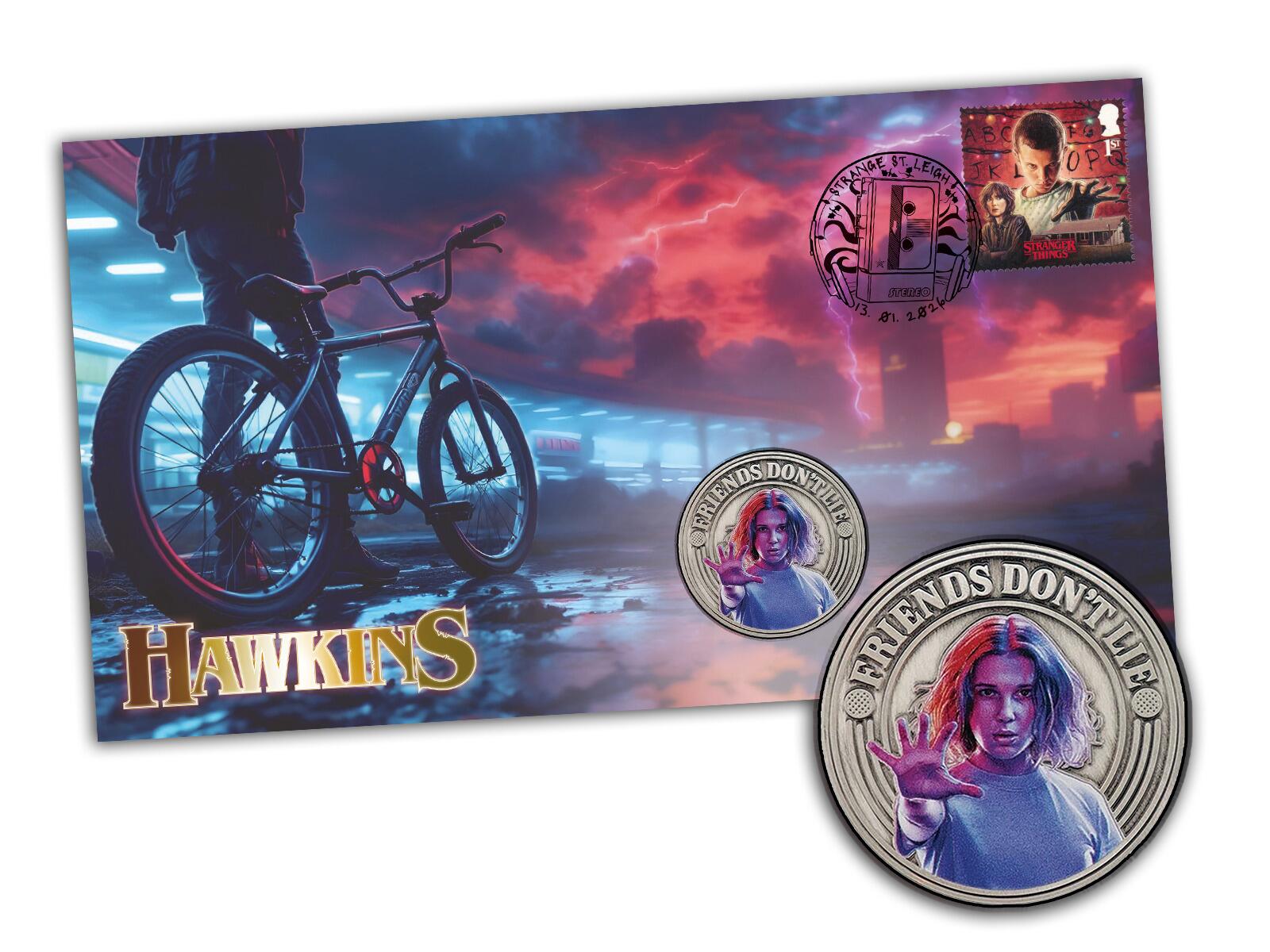 Stranger Things Coin Collectable | Eleven 'Friends Don't Lie'