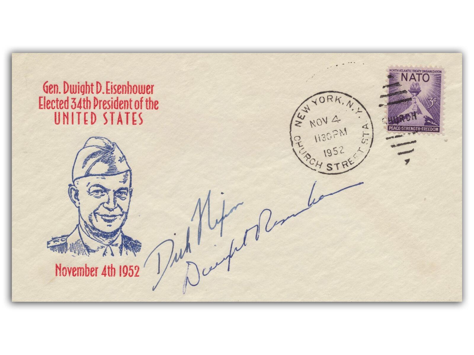 Dwight Eisenhower & Richard Nixon | American President Autographs