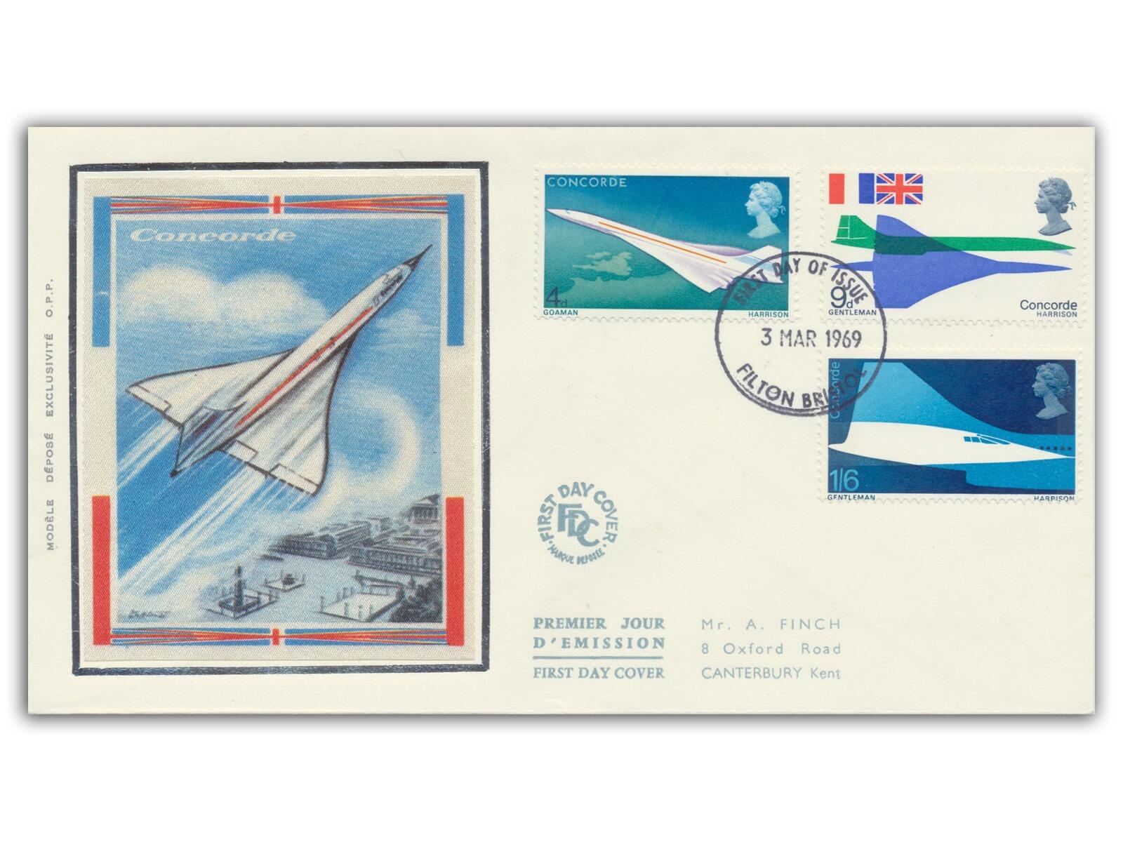 1969 Concorde, Filton FDI, French Cover