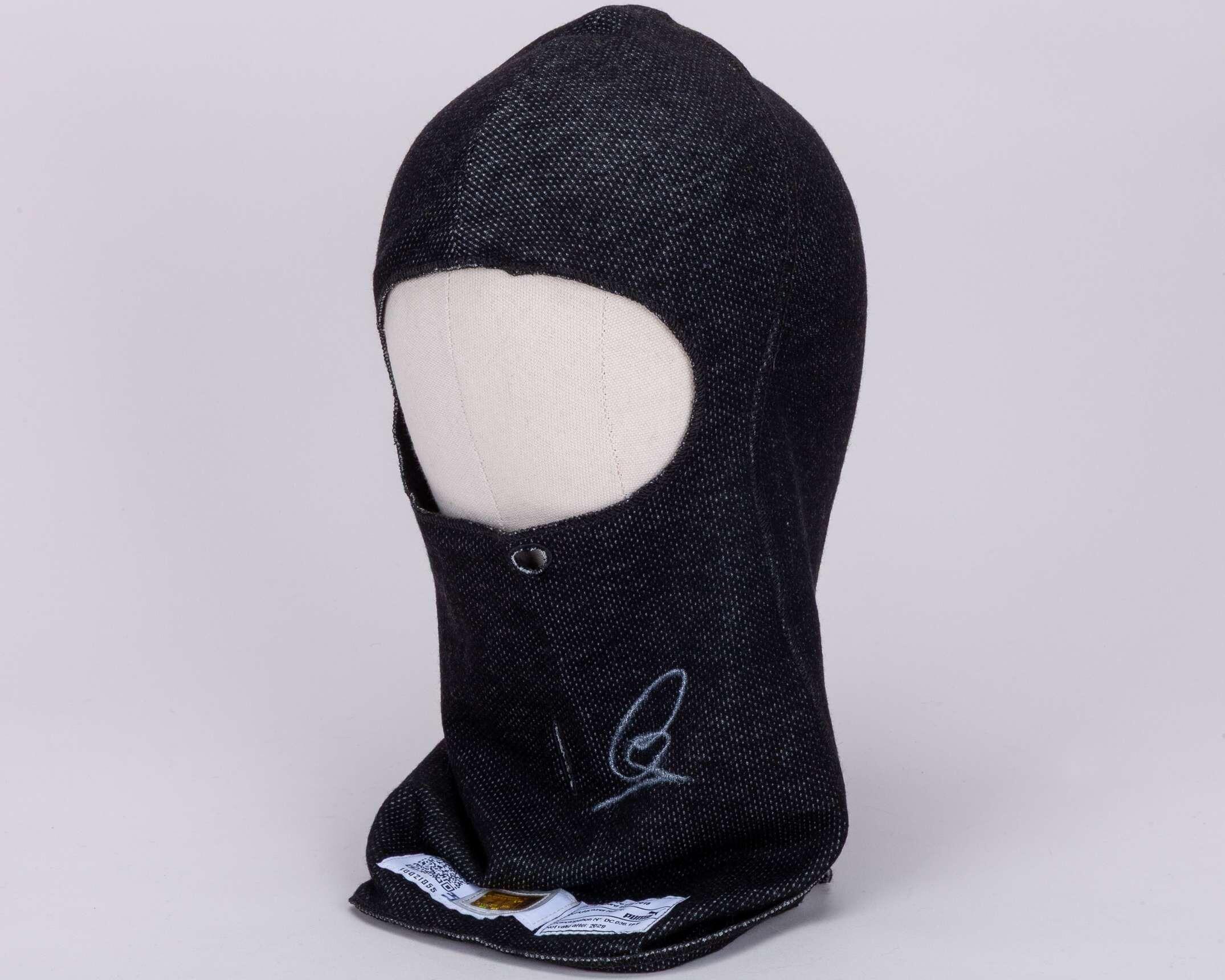 Lewis Hamilton Race Worn Balaclava