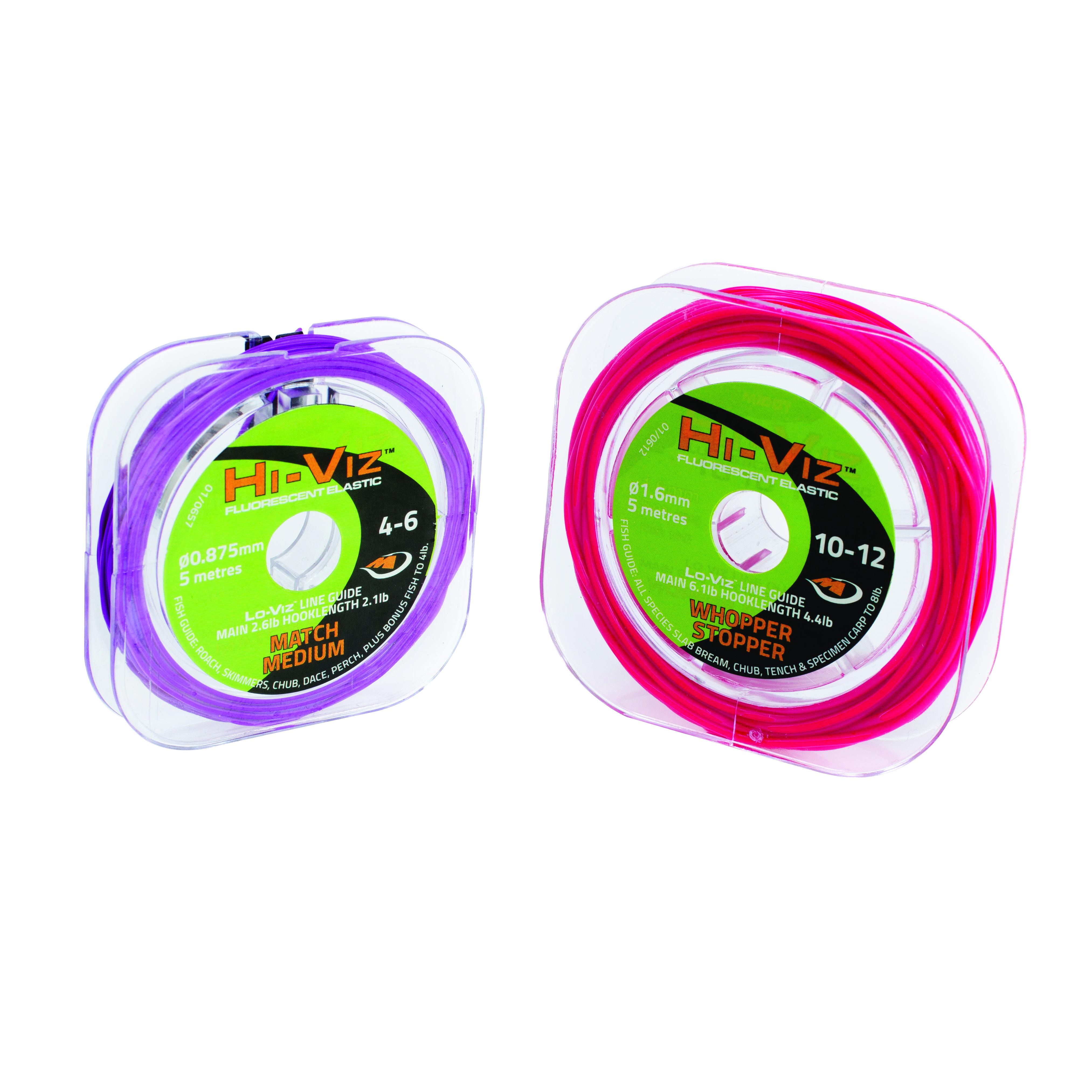 Middy Hi-Viz Original Solid Elastic 10-12 Whopper Pink 6M