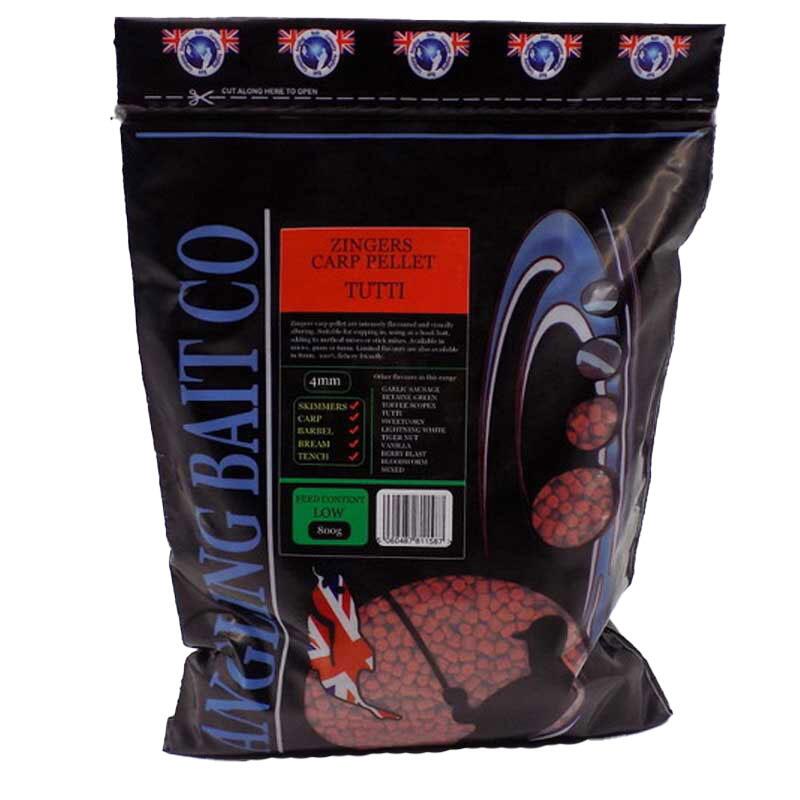 Zingers Commercial Carp Pellet 800g, 4mm, Tutti Frutti