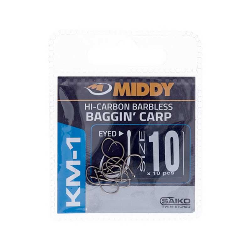 Middy Tackle KM 2 Hair Rig Hooks - Soar Tackle