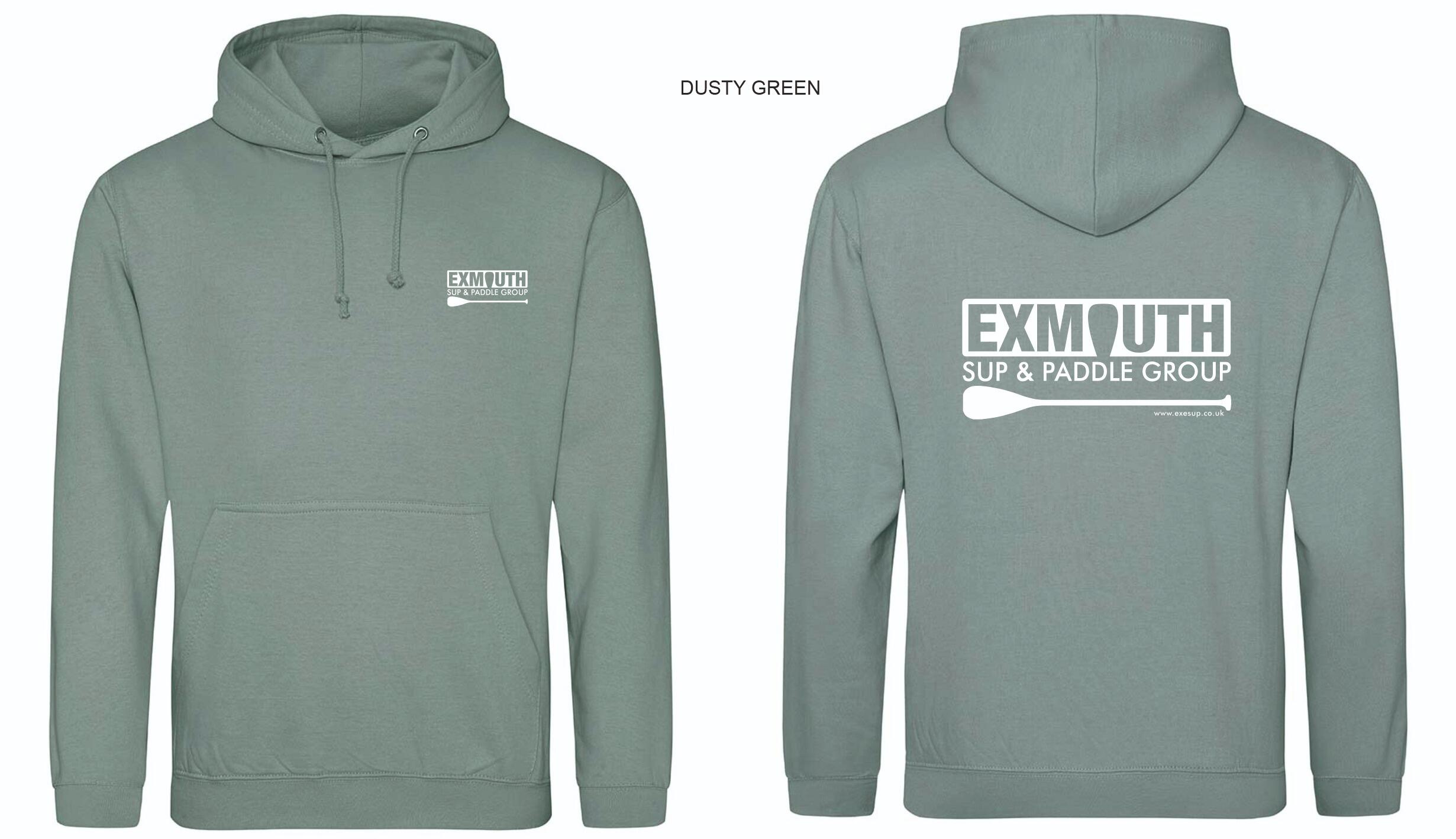 exmouth sup hoodie dusty green