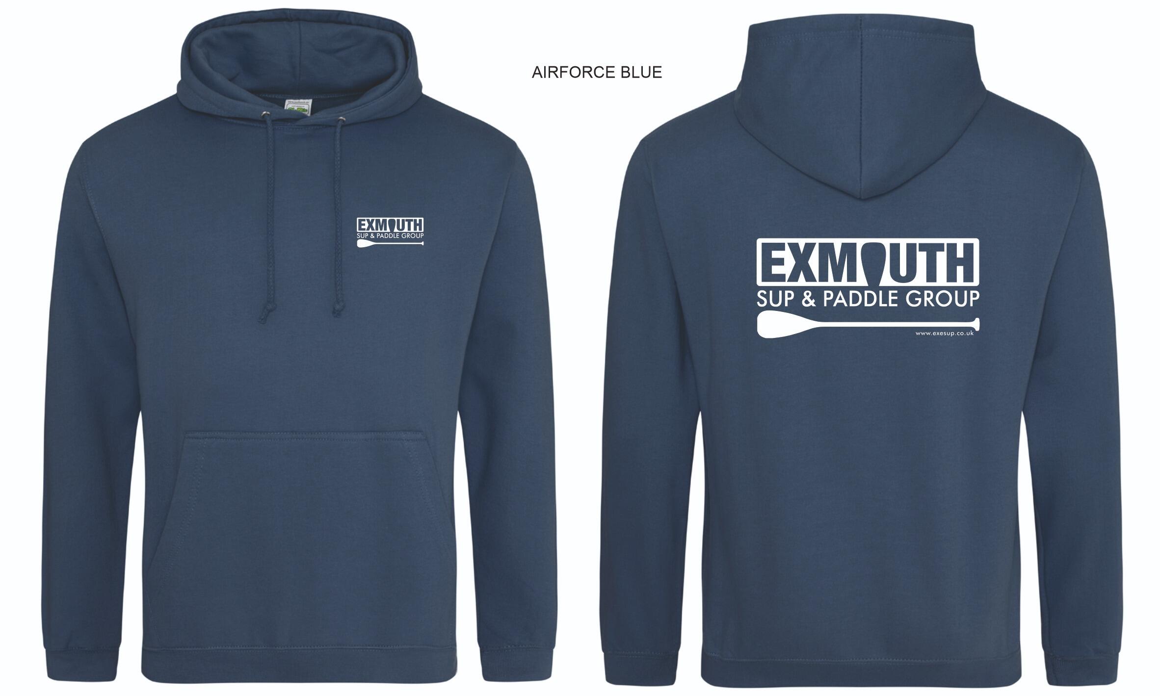 exmouth sup hoodie airforce blue