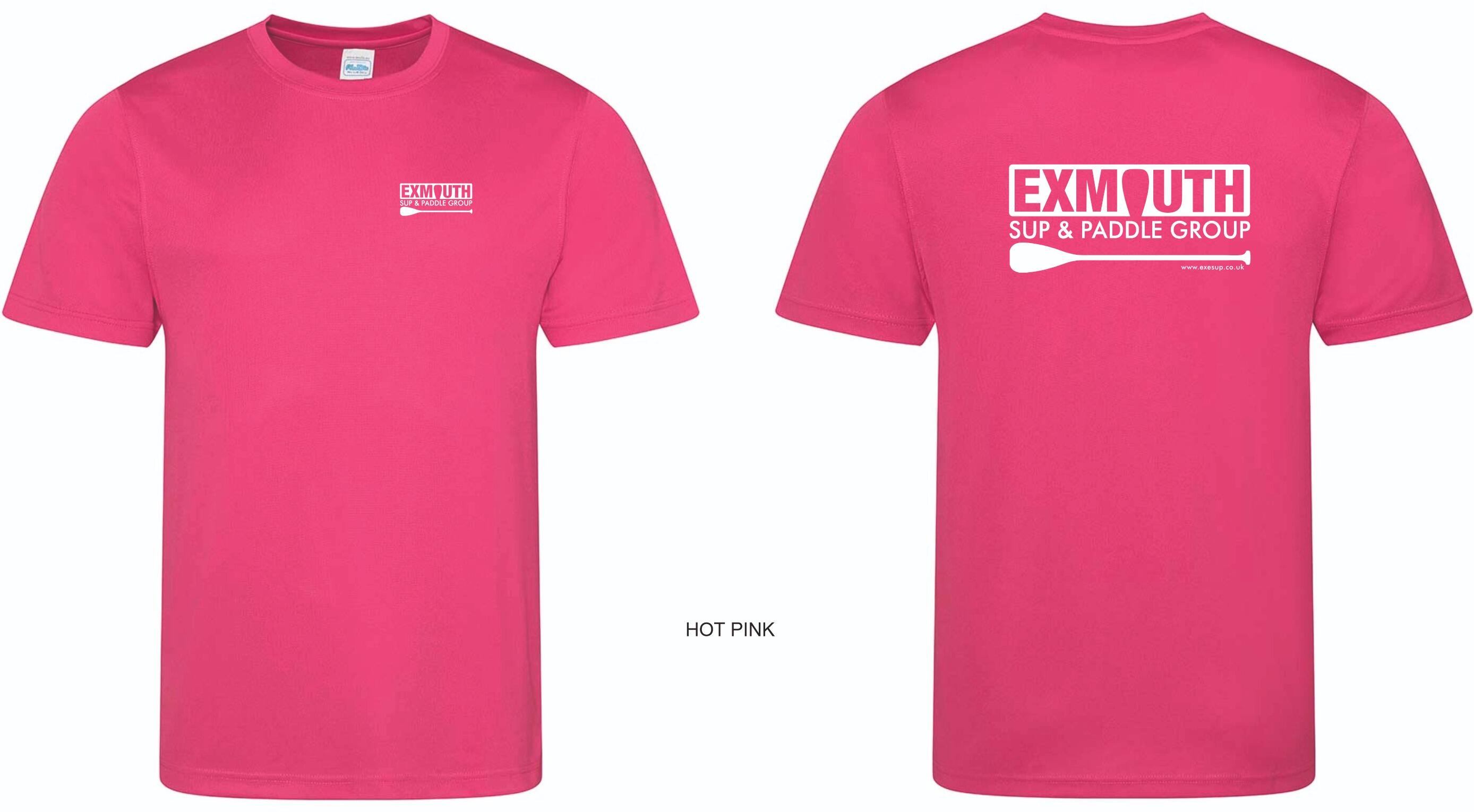 Exmouth SUP T-Shirt (jnr) hot pink