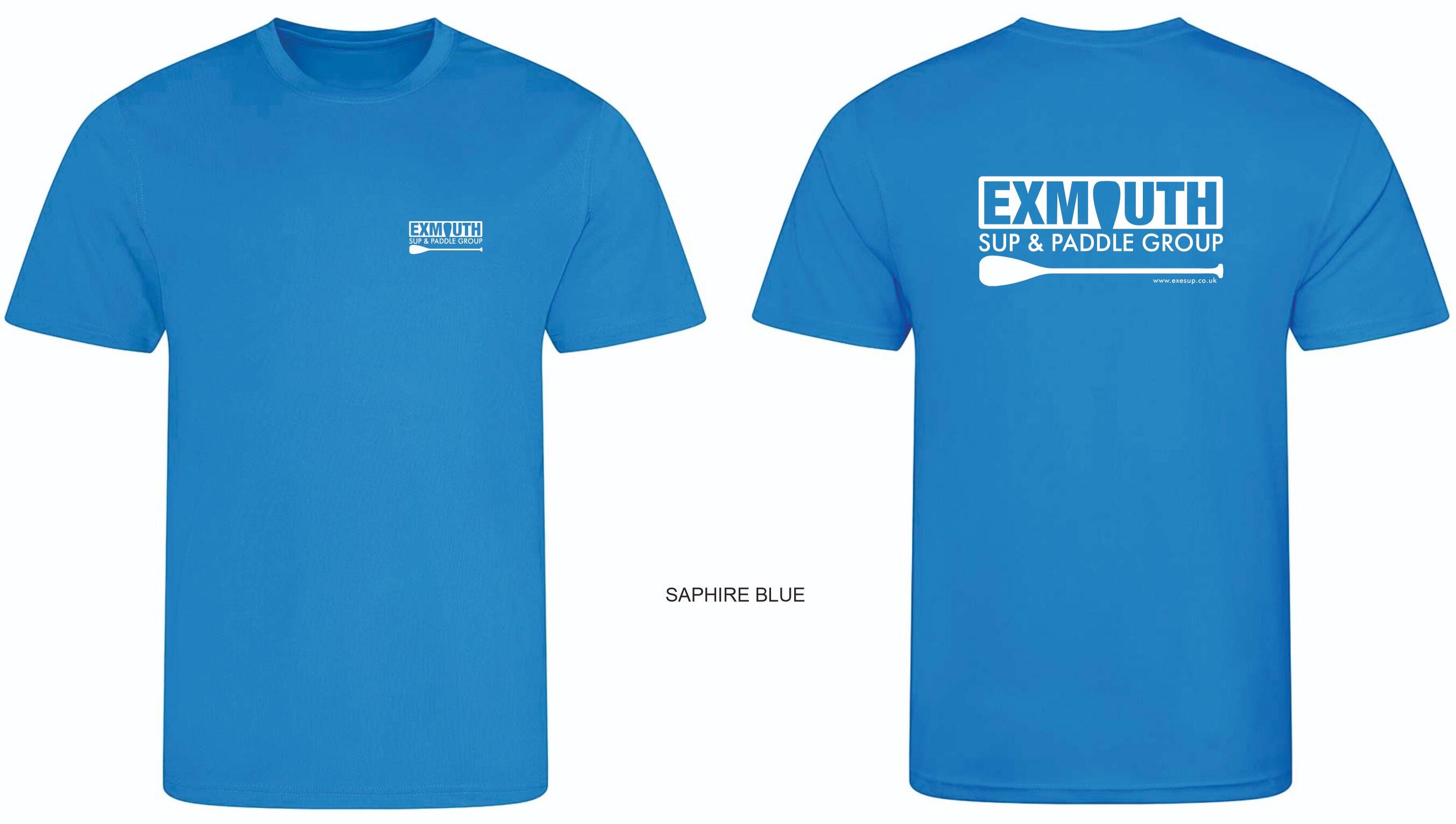 Exmouth SUP T-Shirt (jnr) saphire blue
