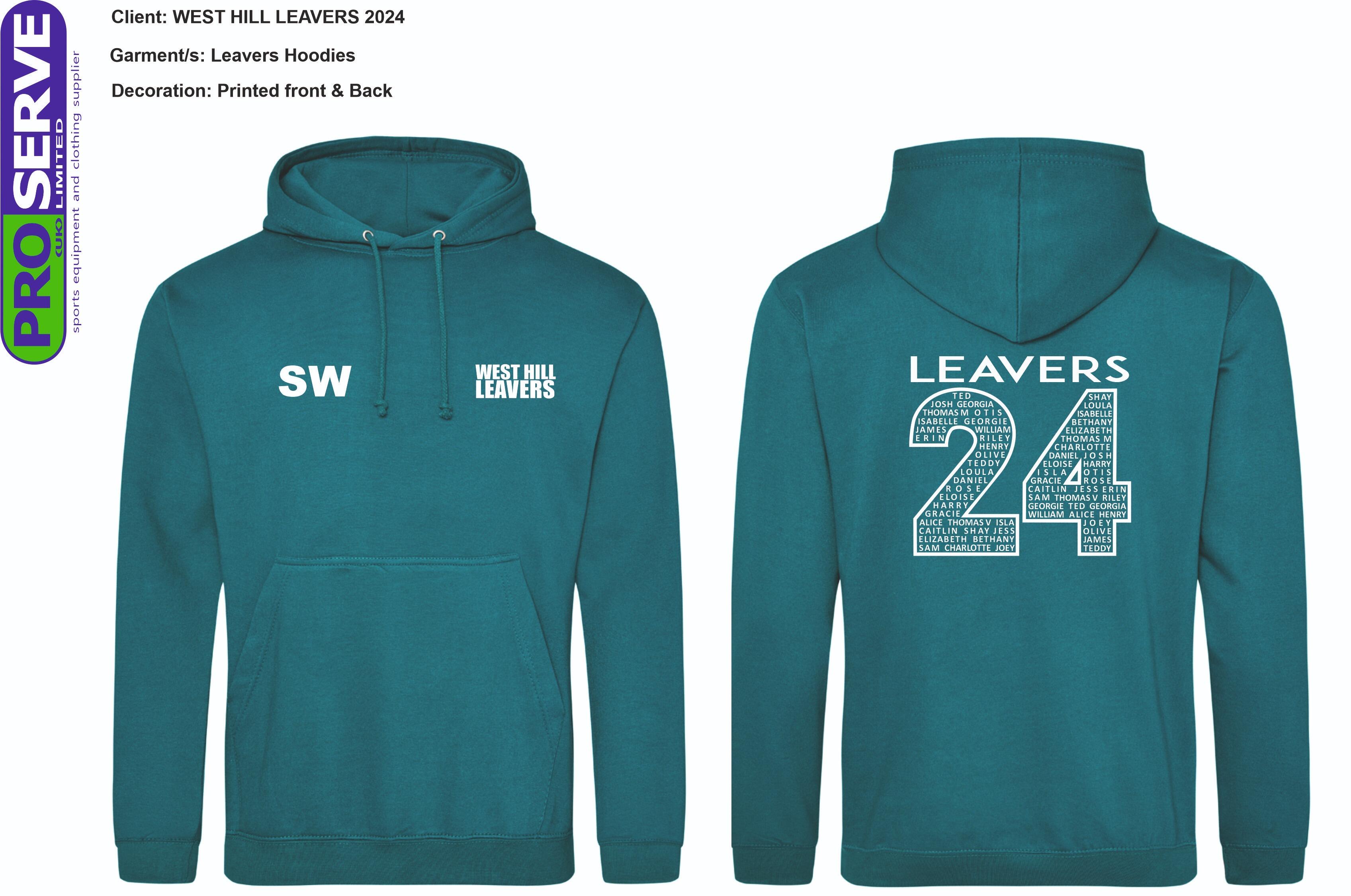 LEAVERS HOODIE, St Peter's Primary school, Jade,