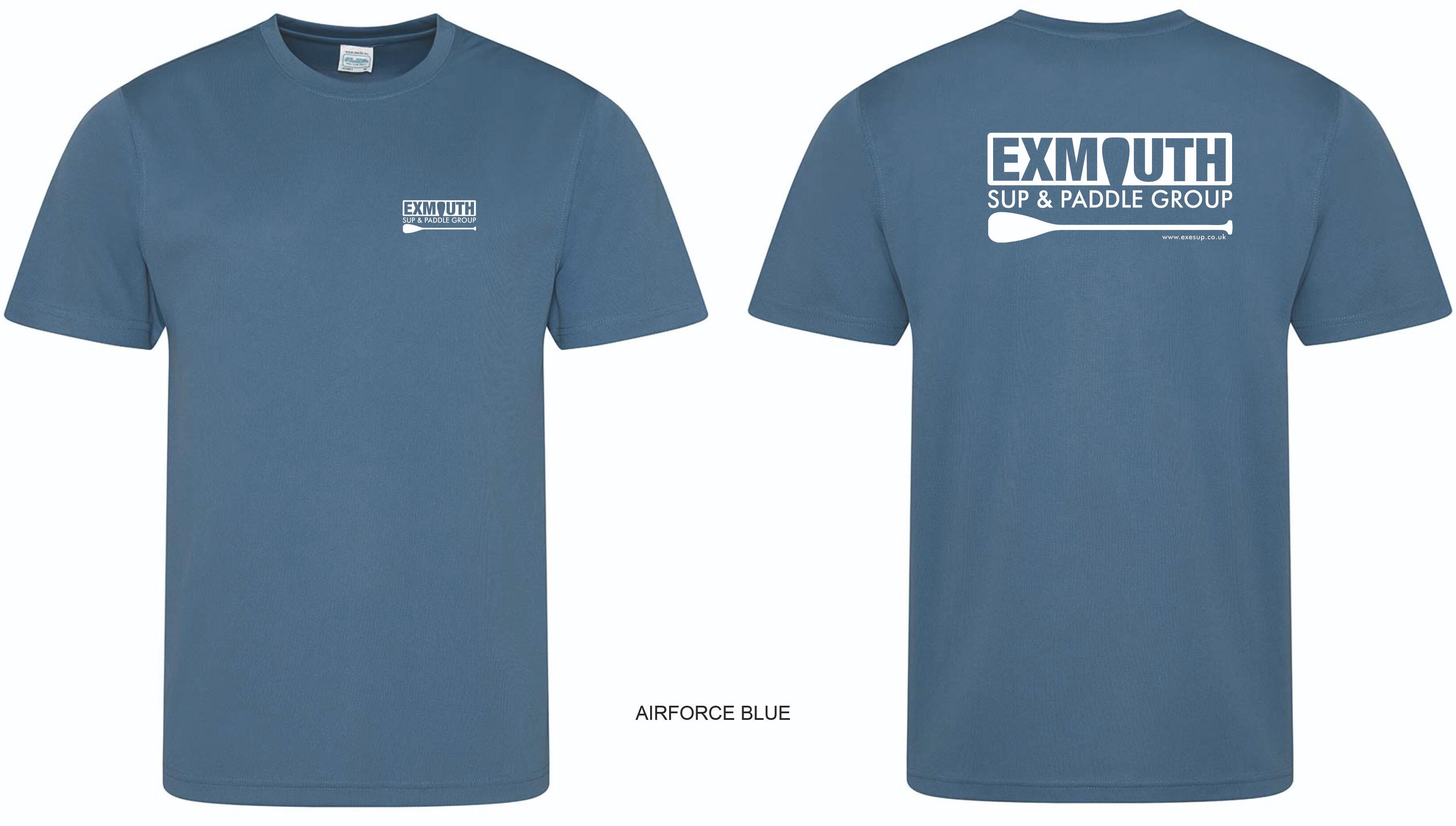 exmouth sup t shirt airforce blue