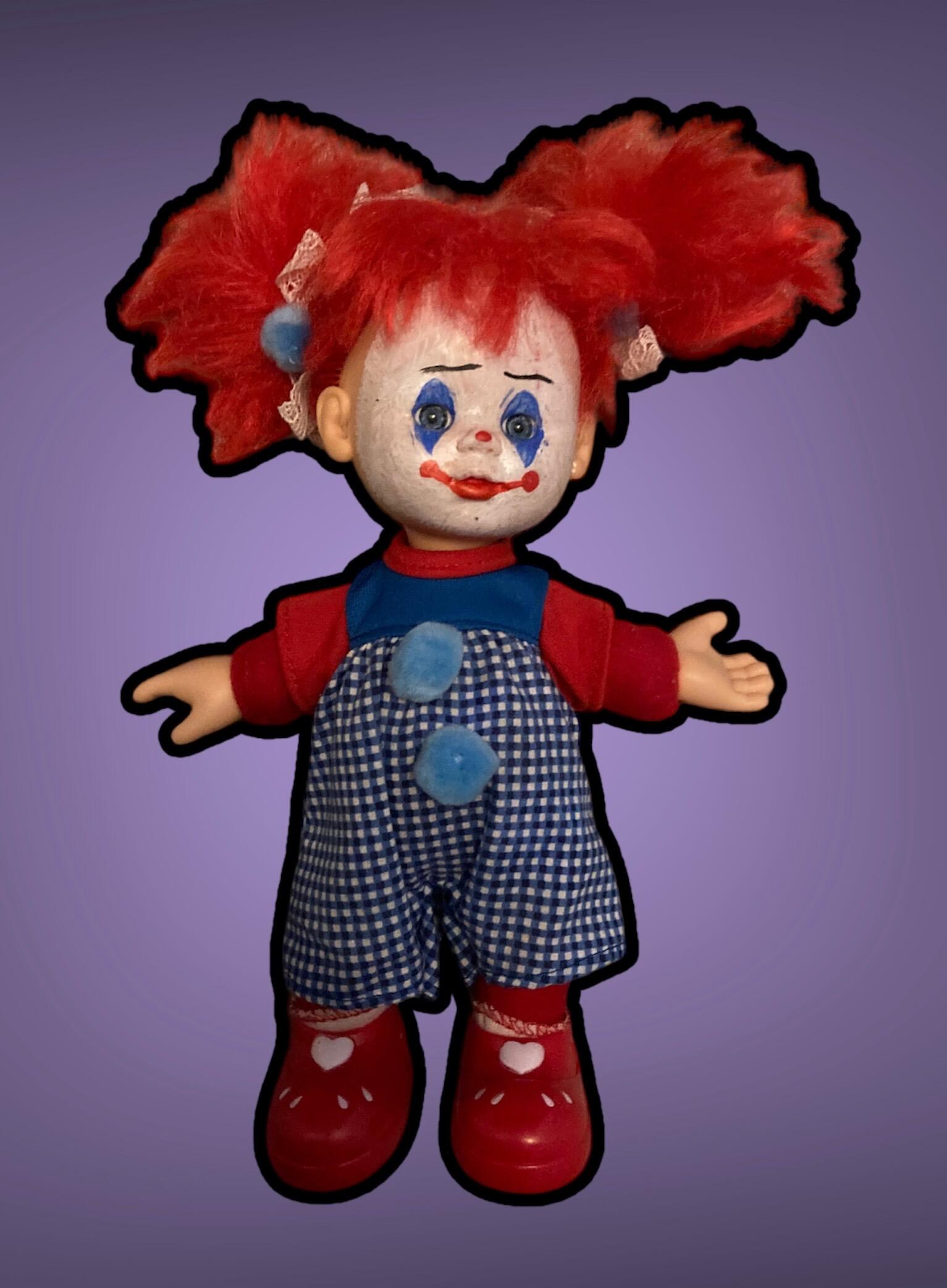 Baby store clown doll