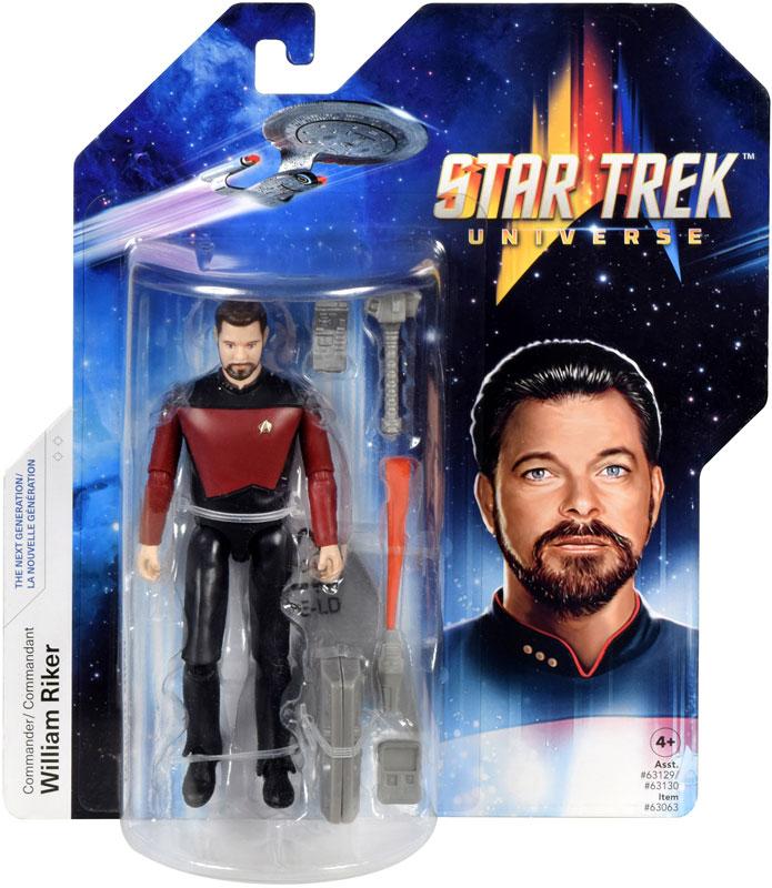 4.5 Commander William T. Riker アクションフィギュア - Star Trek