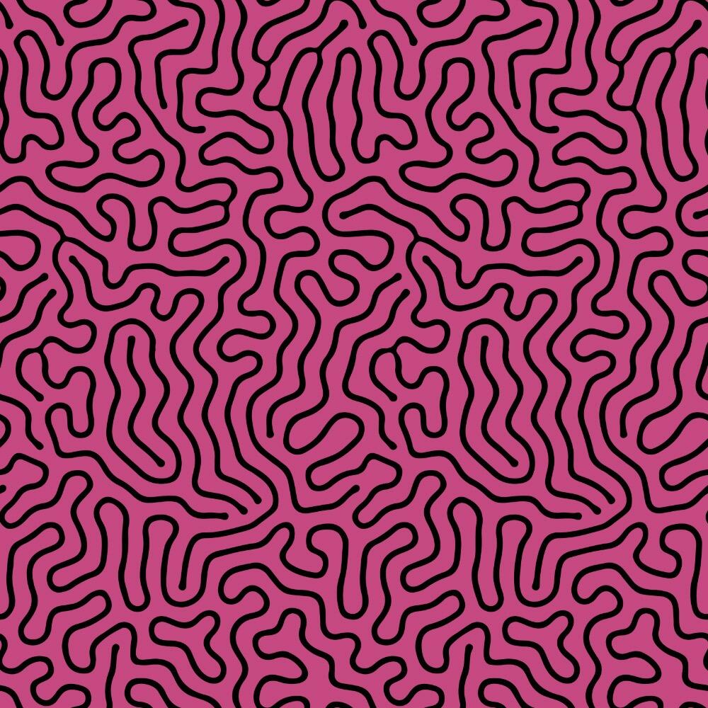 Pink Turing Velvet Fire Retardant Fabric Swatch