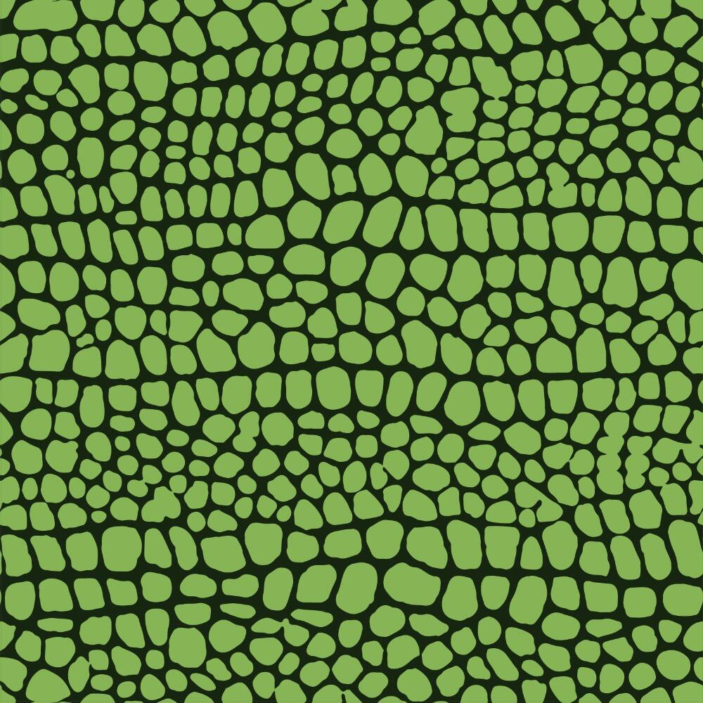 Bright Green Snakeskin Luxury Velvet Fabric Swatch