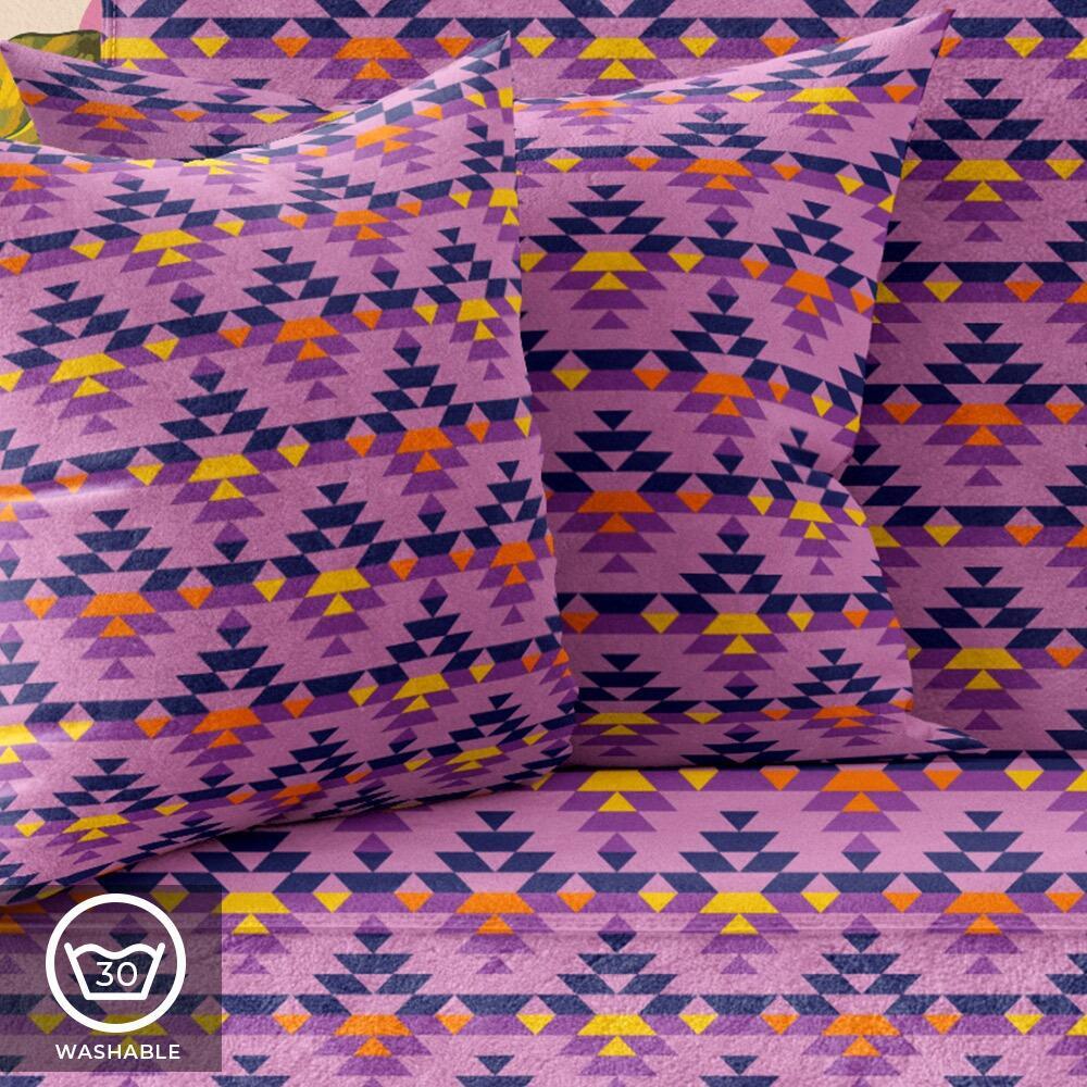 Pink Aztec Luxury Velvet Cushion