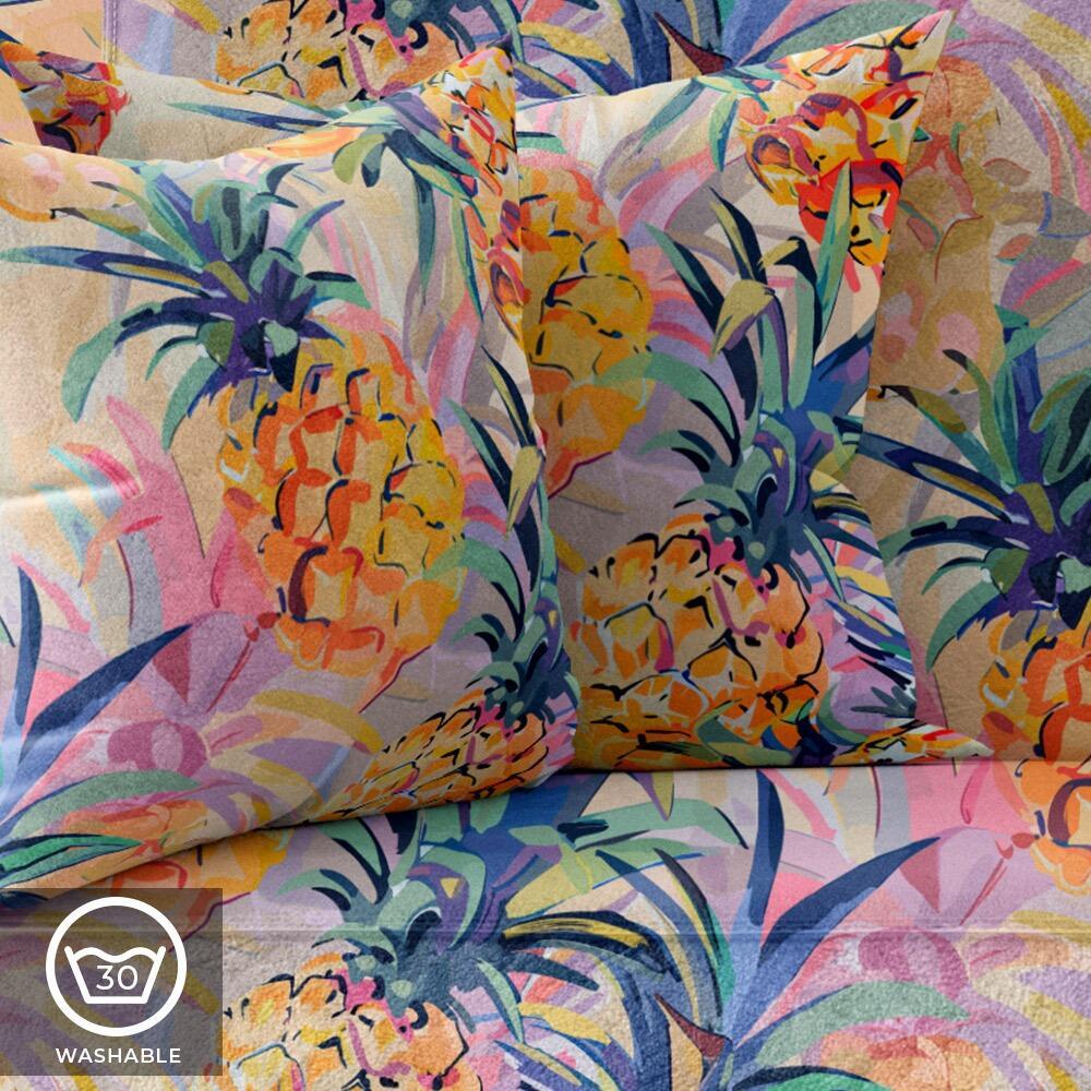 Pina Colada Pineapple Luxury Velvet Cushion