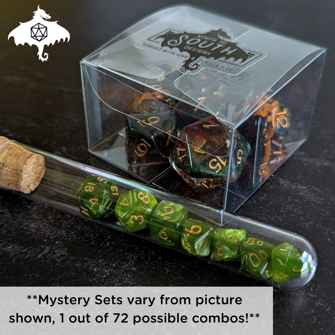 Want two free sets of Mystery Dice??