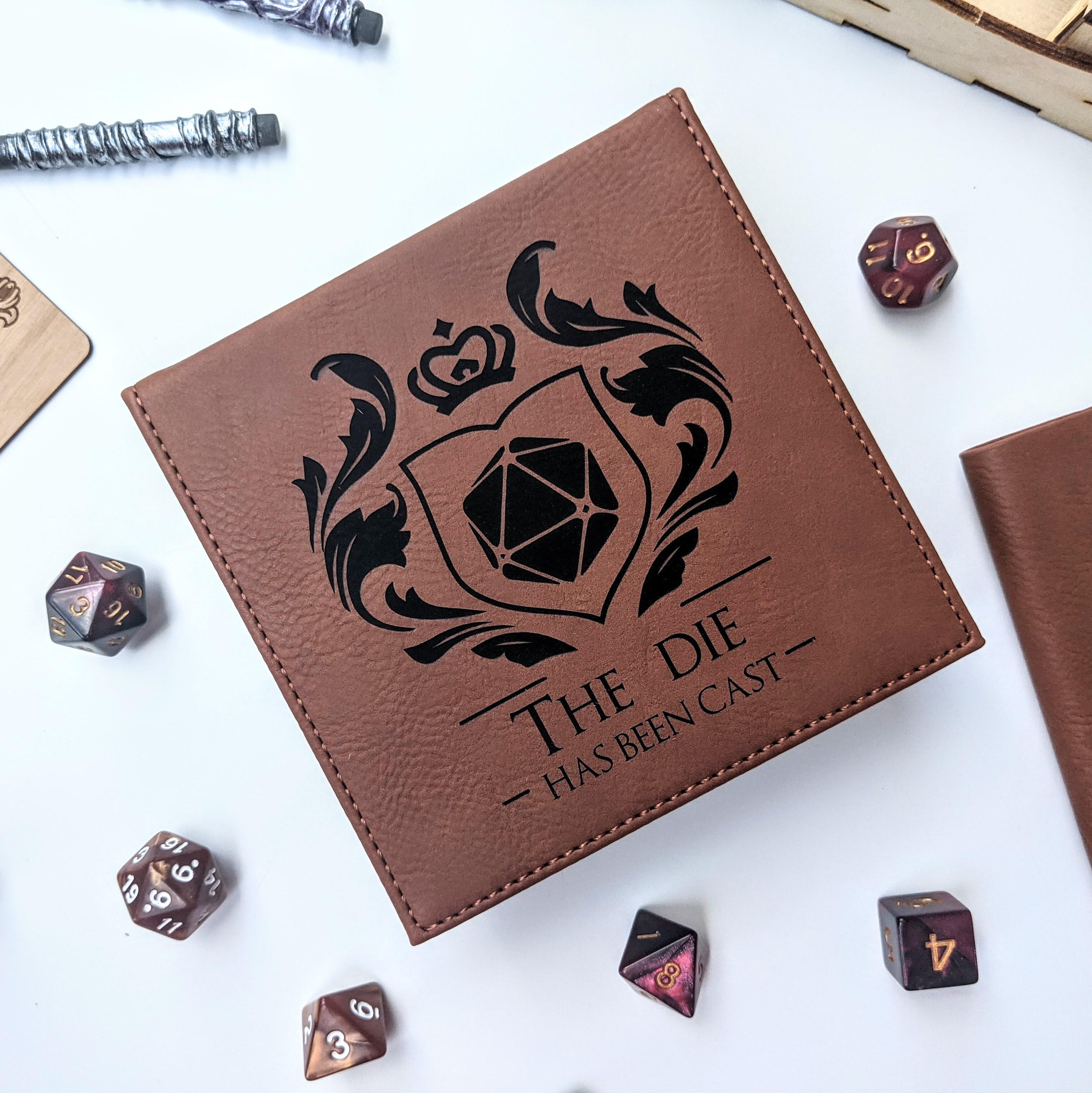The Die Has Been Cast... Vegan Leather Dice Box
