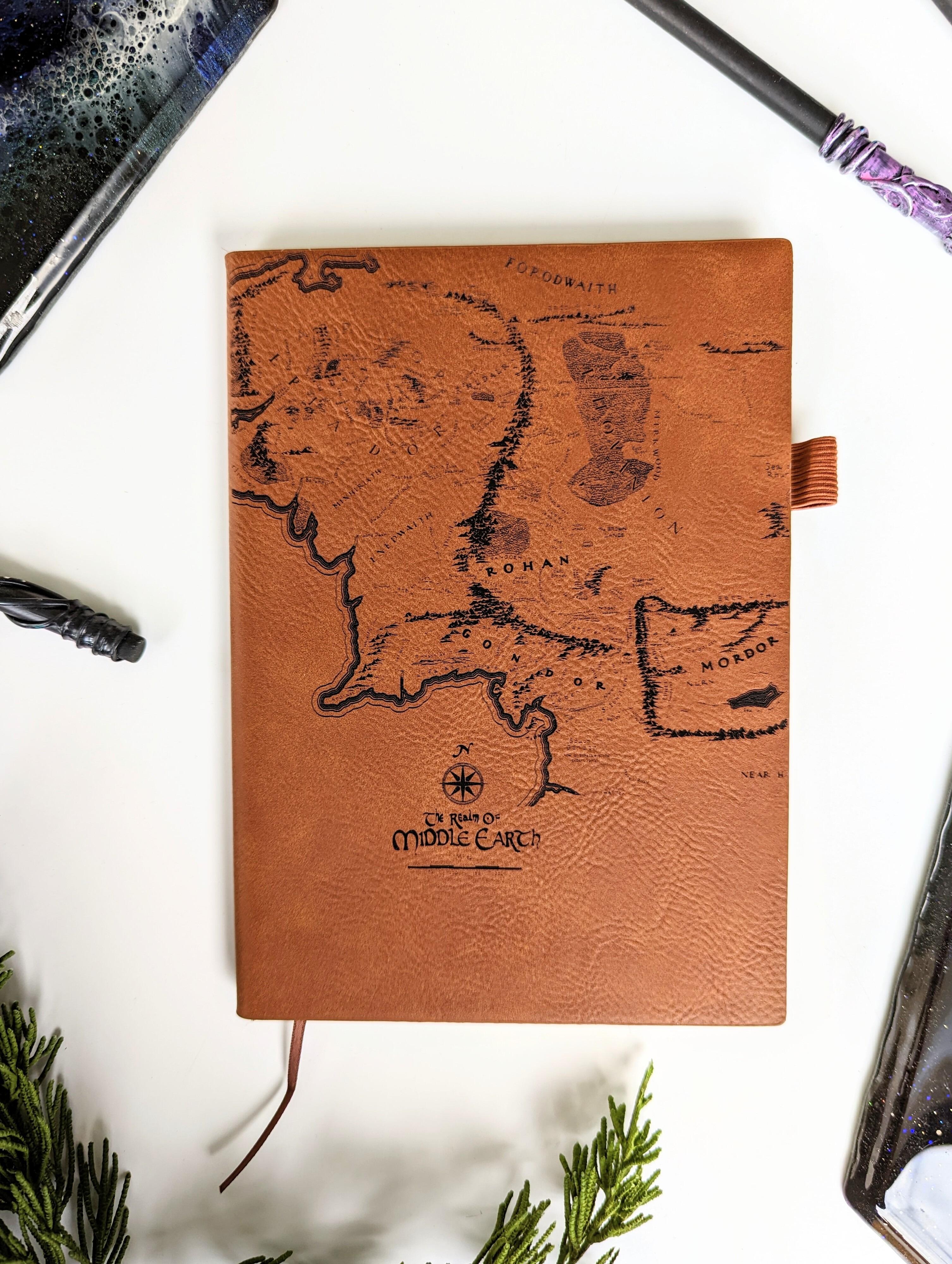 Middle-earth leather journal