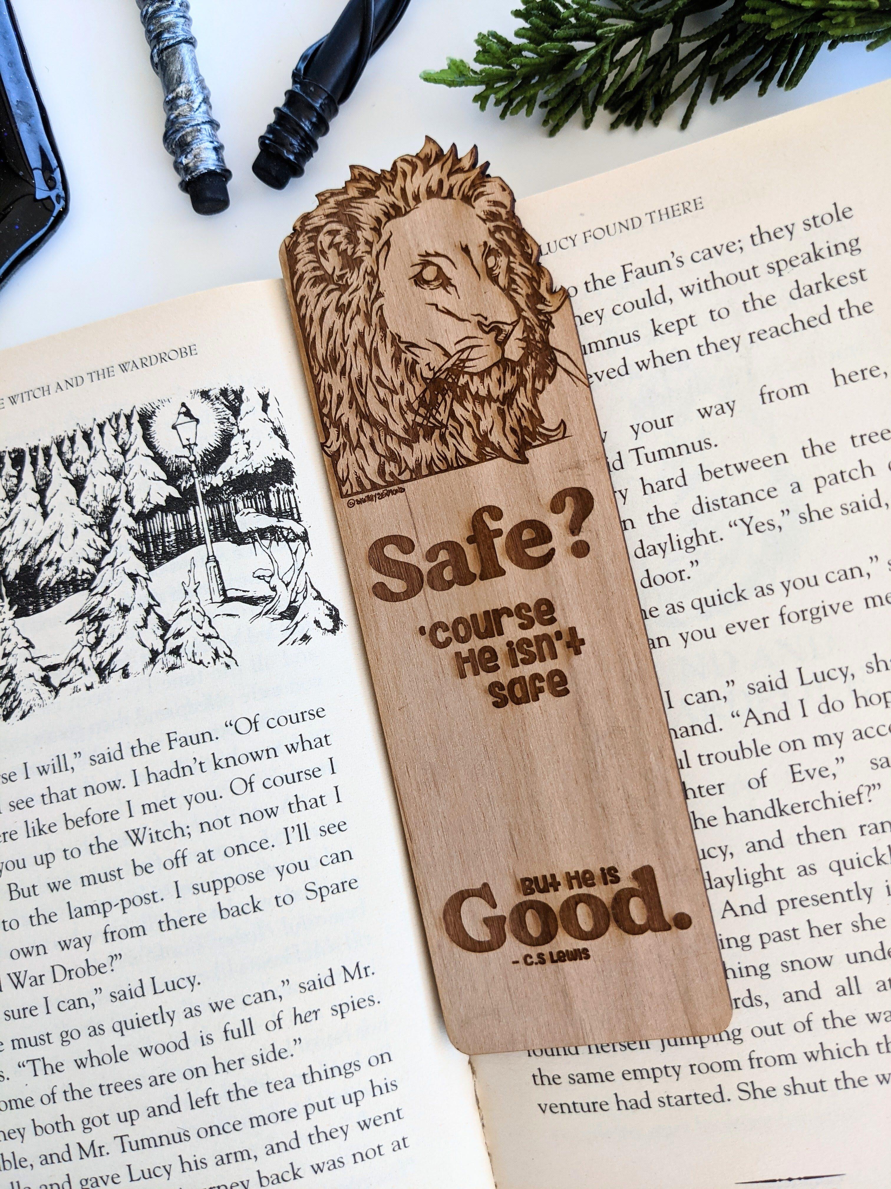 Dwarf Sword Wooden Bookmark