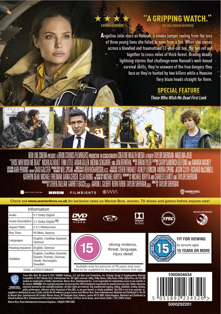 Those Who Wish Me Dead DVD