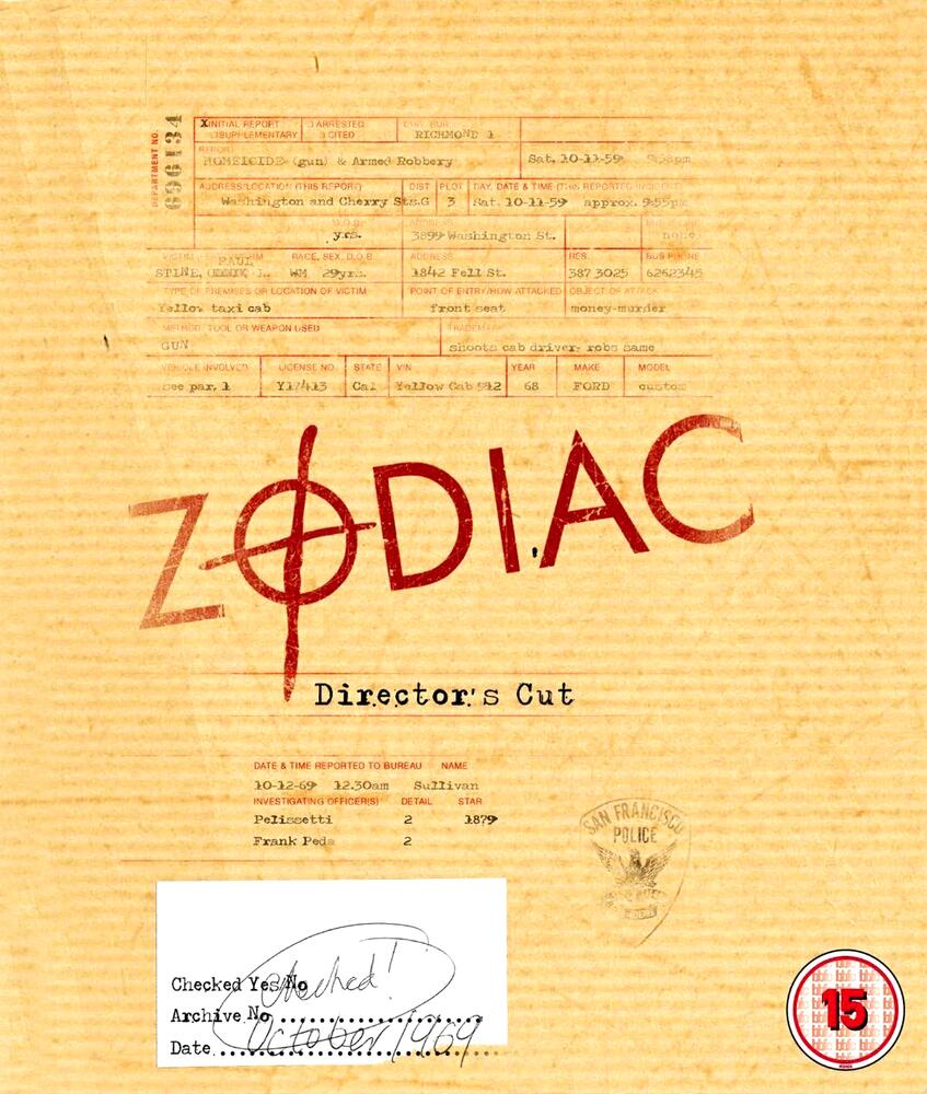 Zodiac Blu-Ray