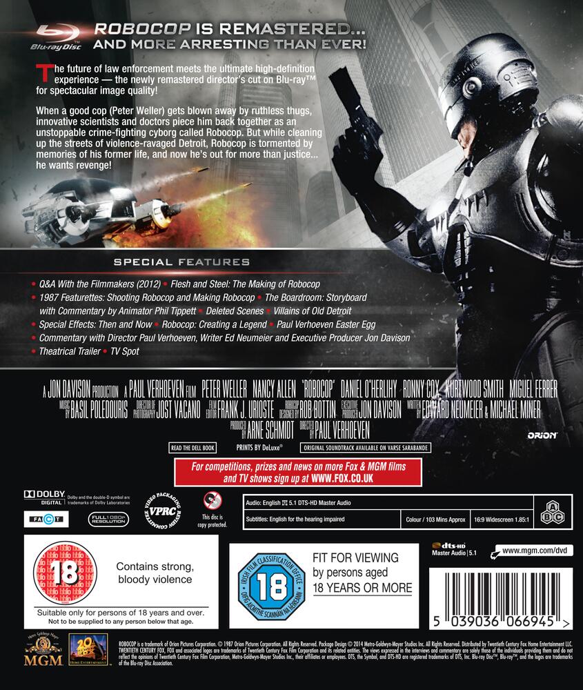 Robocop Blu-Ray