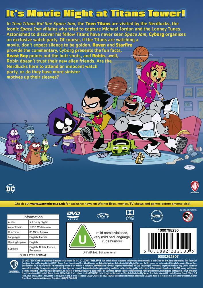 Teen Titans Go! See Space Jam DVD