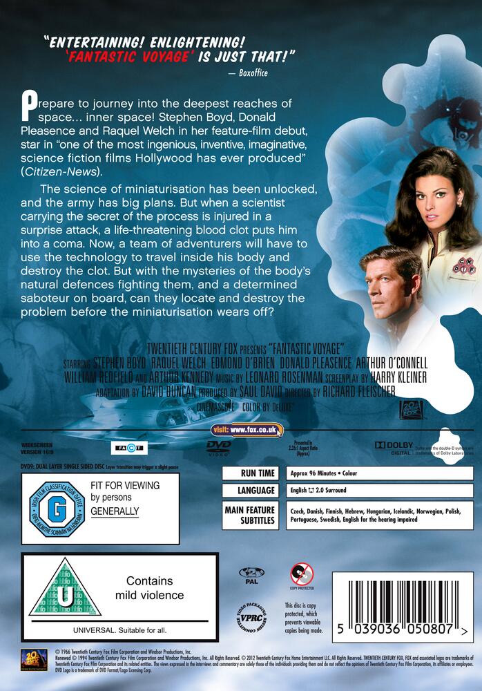 Fantastic Voyage DVD