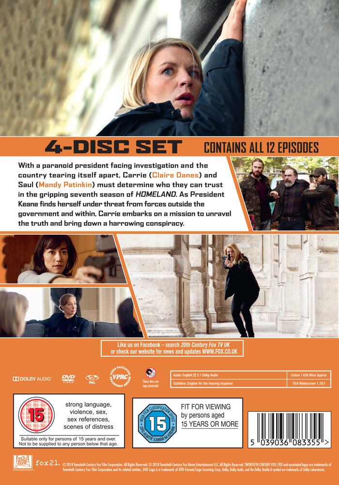 Homeland Season 7 DVD