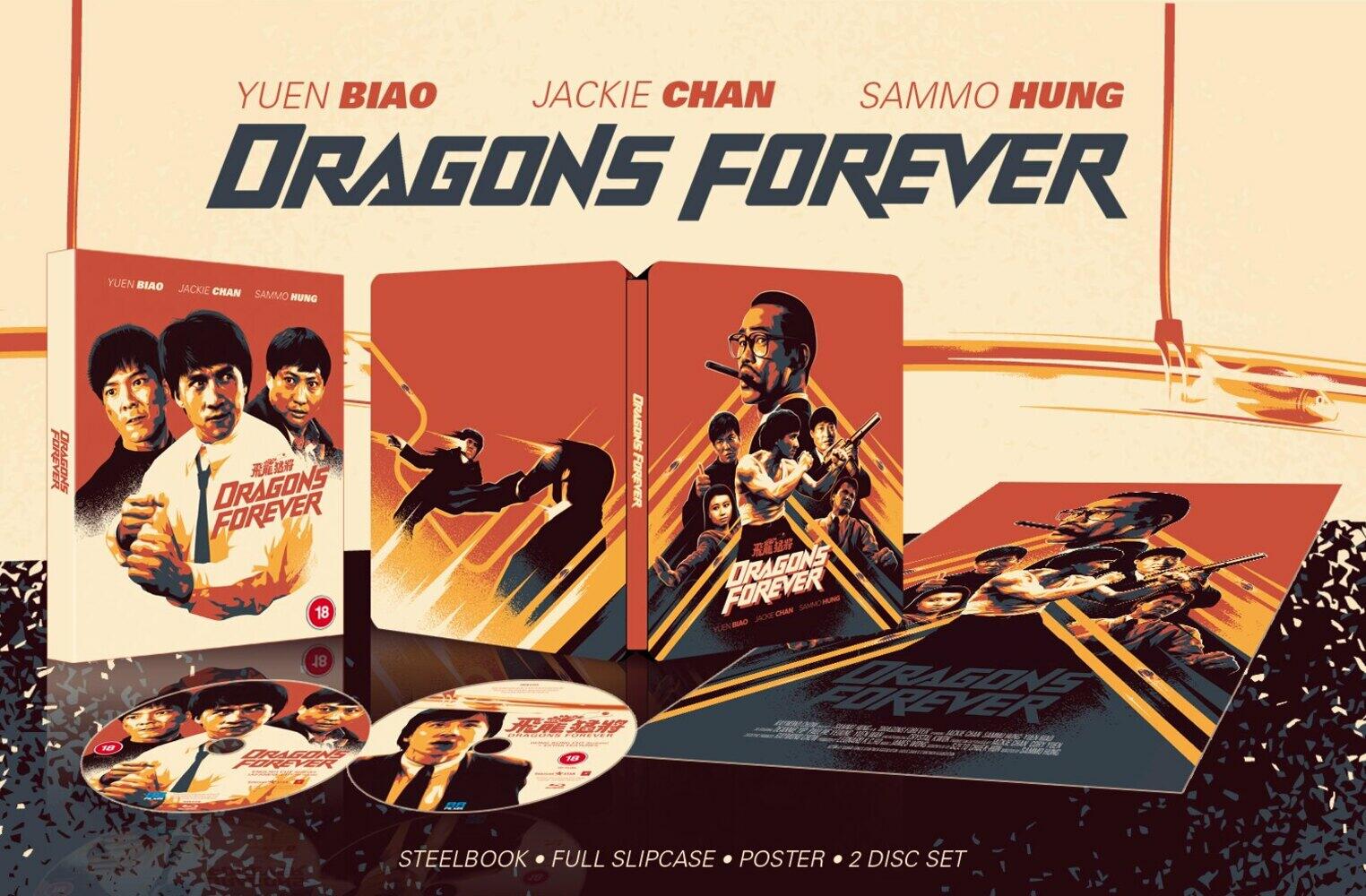 Dragons Forever Steelbook Blu-Ray