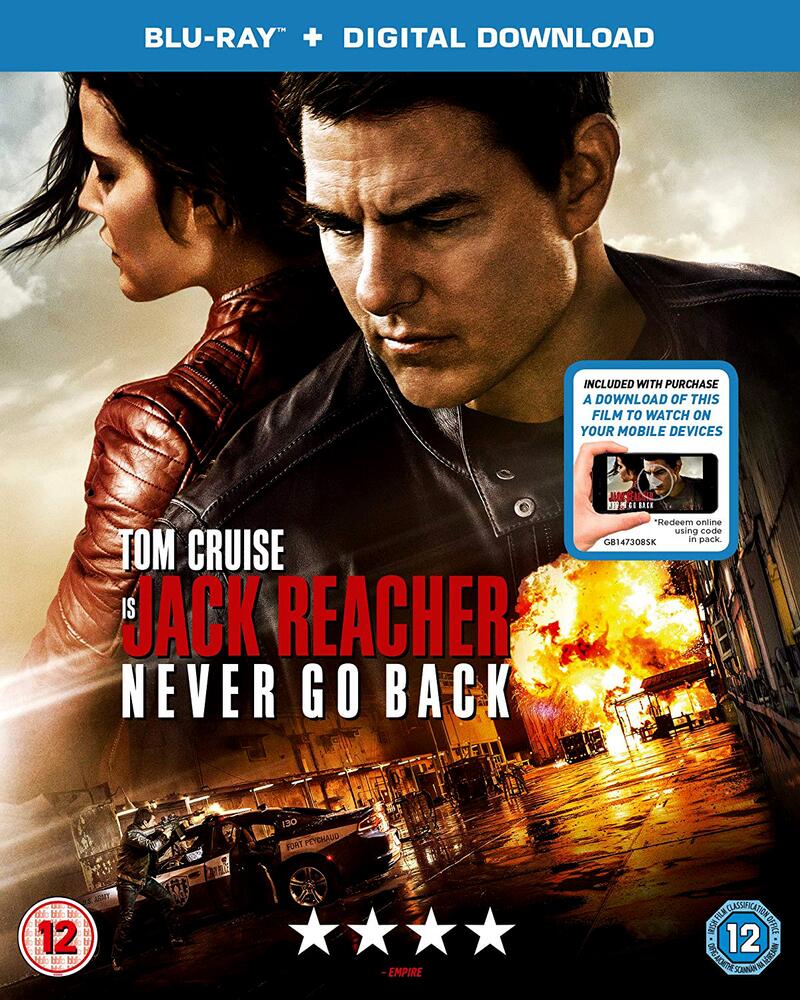 Jack Reacher Never Go Back Blu-Ray