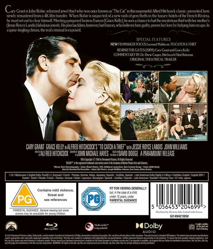 Alfred Hitchcock - To Catch A Thief Blu-Ray