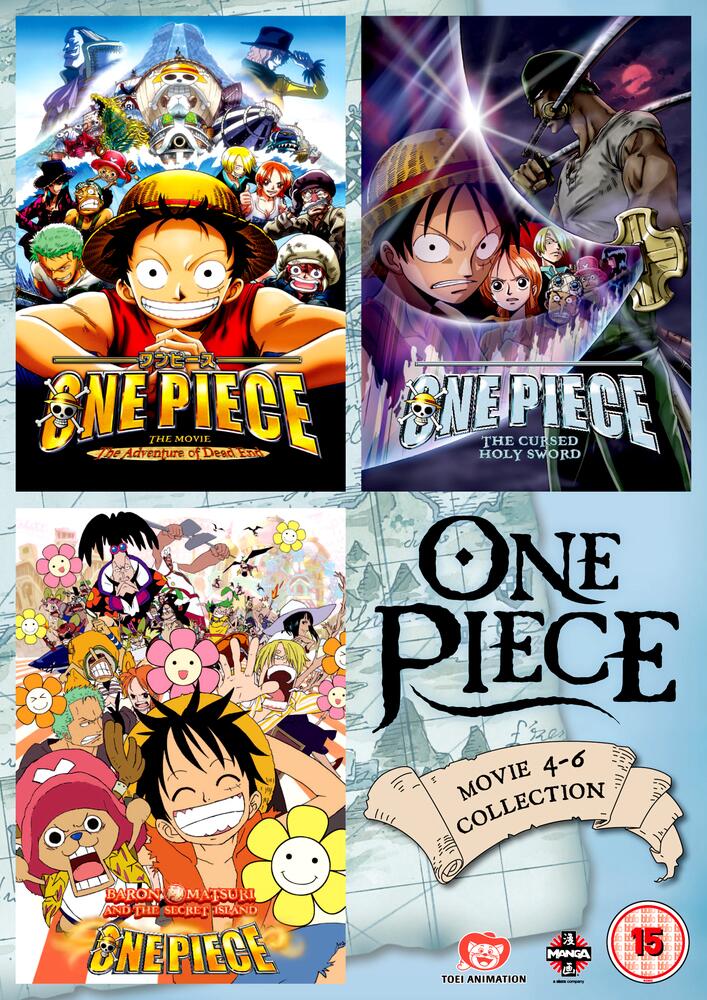 One Piece Movie Collection 2 - Films 4 to 6 DVD