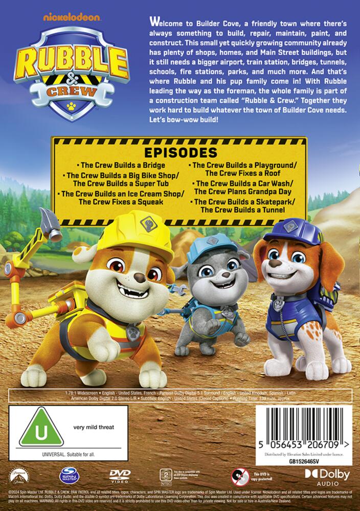 Rubble & Crew - Construction Crew To The Rescue DVD
