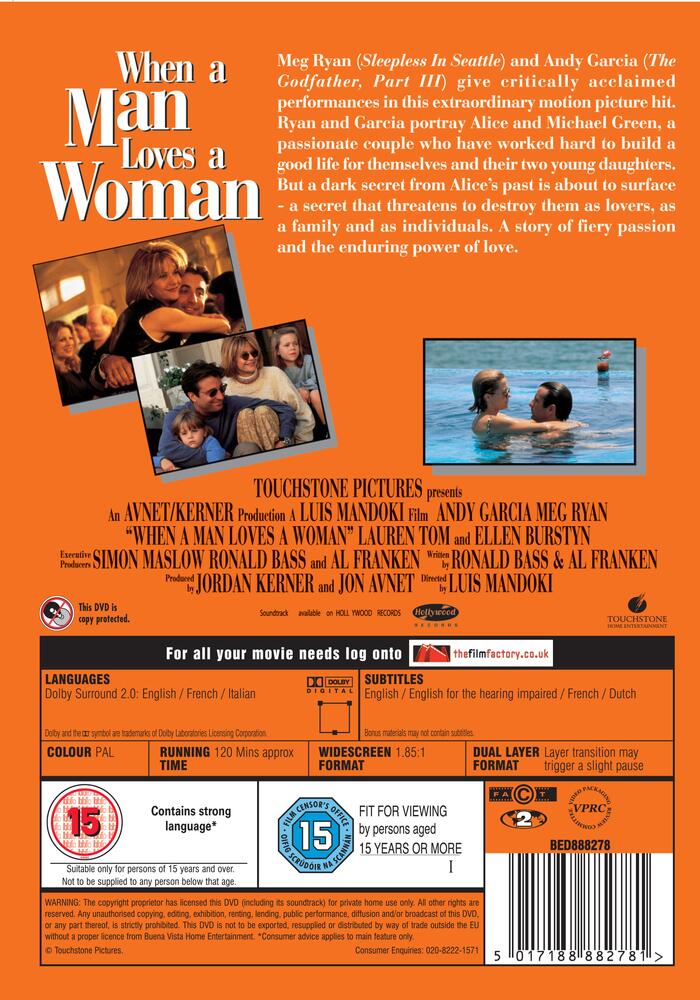 When A Man Loves A Woman DVD