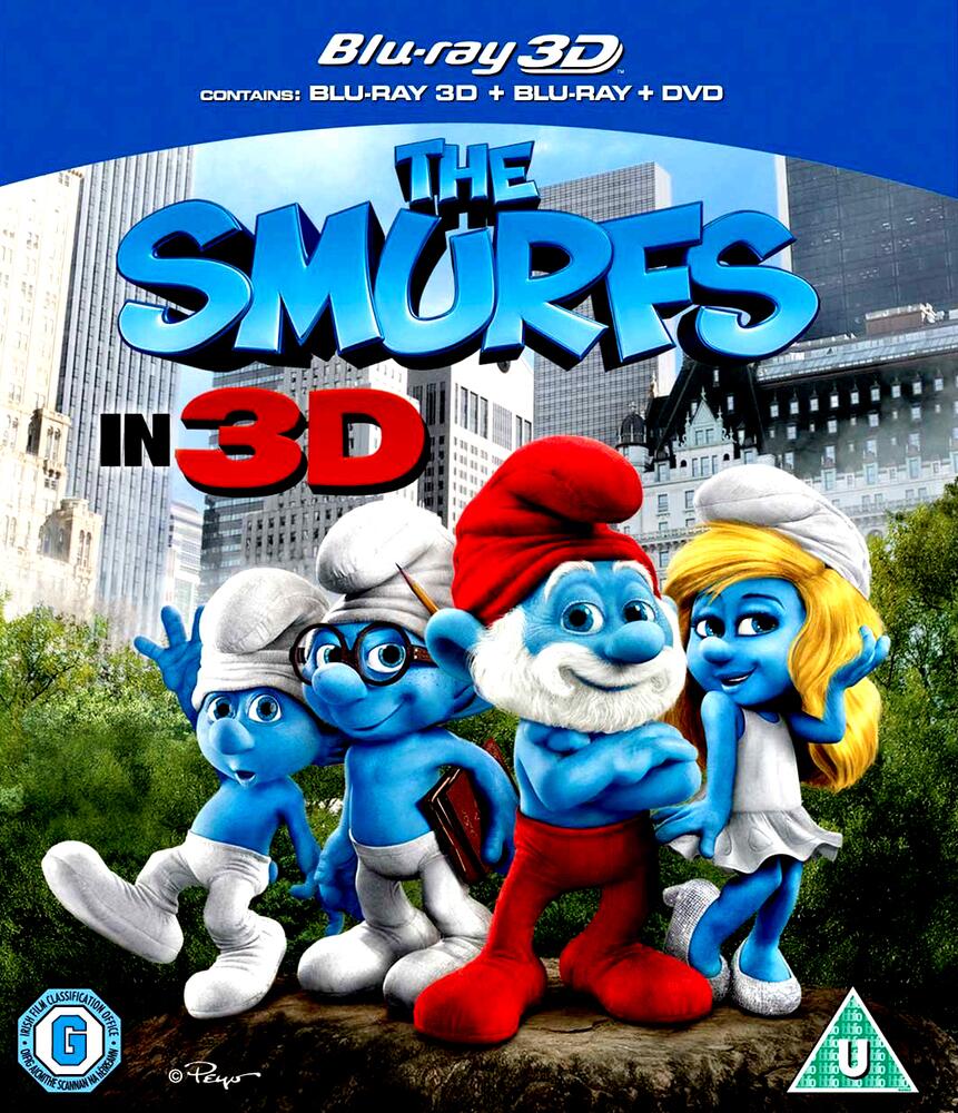 The Smurfs 3D+2D Blu-Ray